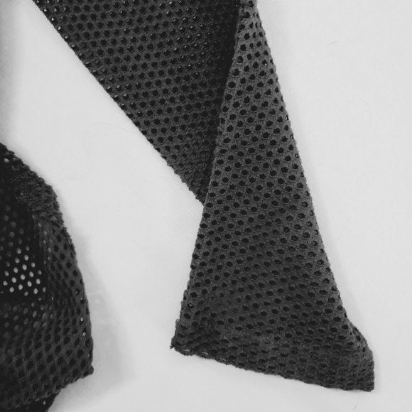 PURE KARMA Gray Yoga Pullover Hoodie - Open Weave - Medium - Picture 5 of 9